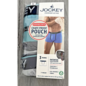 Men’s Jockey Everyday Active 3 Trunks, XL